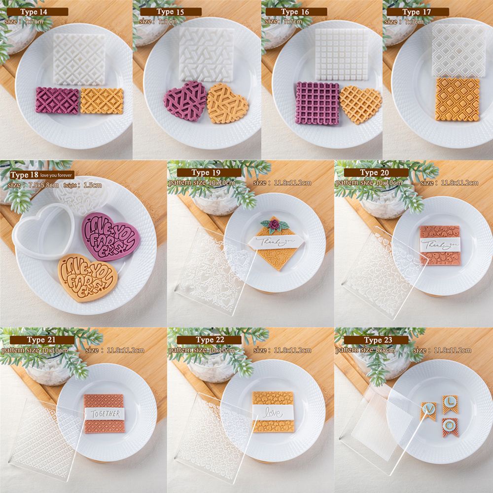 Khuôn dập nổi họa tiết chữ cái tiếng Anh 3D dùng trang trí bánh quy DIY