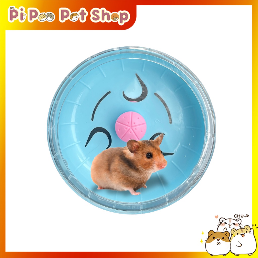 Wheel silent gắn lồng cho Hamster - 12cm