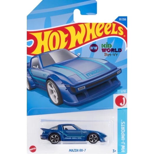 Xe mô hình Hot Wheels basic Mazda RX-7 HCV76.