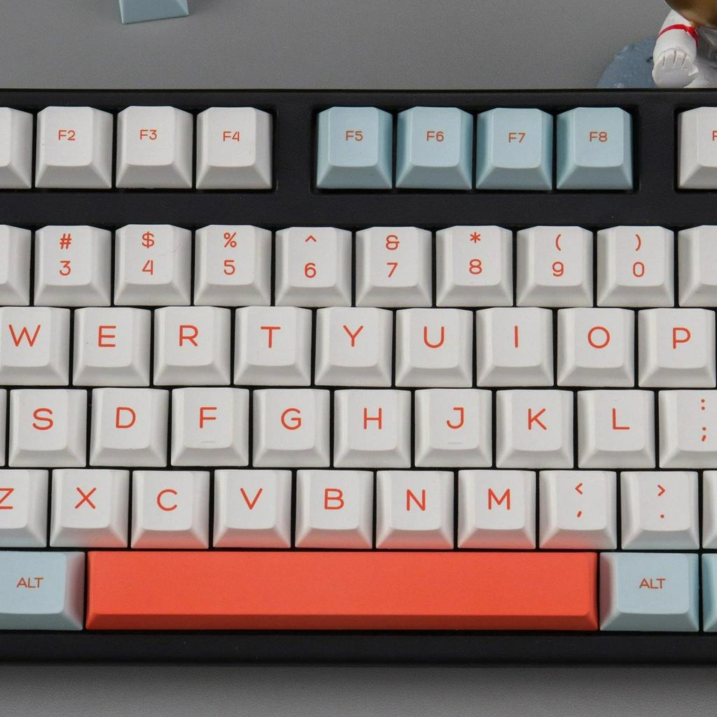 Keycap SALMON XƯƠNG CÁ bàn phím cơ Thick PBT PROFILE HSA