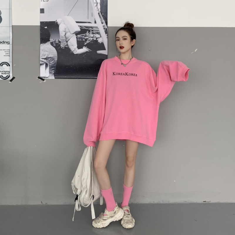Áo sweater nữ họa tiết chữ in đơn giản thời trang | BigBuy360 - bigbuy360.vn