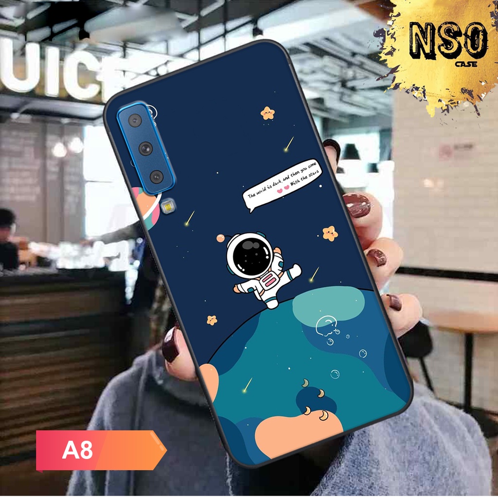 HÀNG HOT  Ốp Samsung A7 2018 In Hình Phi Hành Gia Siêu Chất