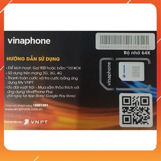 Phôi sim trắng 4g vinaphone tự thay- HDG