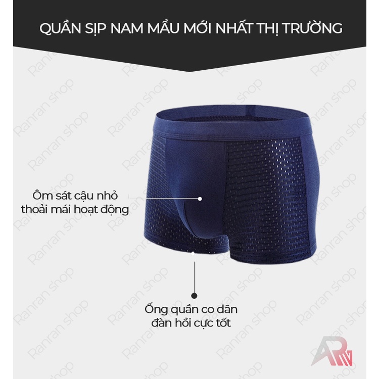 [FREE SHIP] Quần xì Nam Đúc, Chất Lụa Sữa Cao Cấp Nhật Bản Su Mềm Mịn Cao Cấp