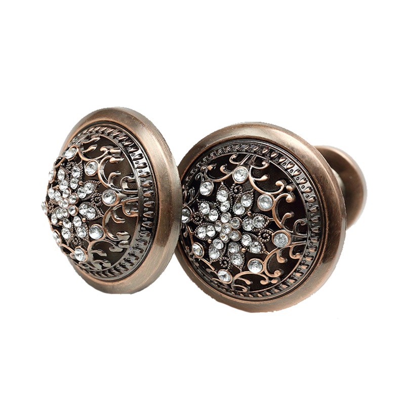 Set 2 Móc Treo Rèm Cửa Cổ Điển Kèm Ốc Vít Giá Đỡ