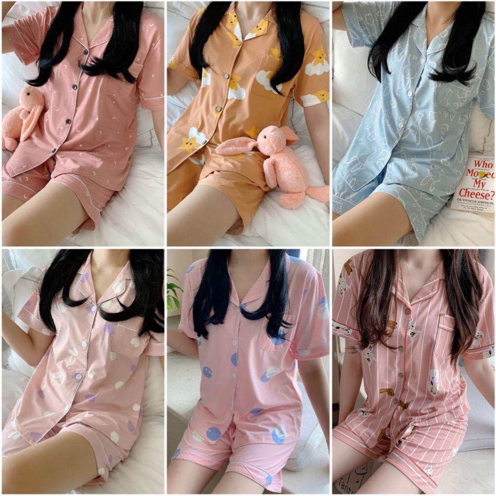 Bán Sỉ Bán Lẻ Bộ Pijama Cotton Quảng Châu Cao Cấp - Bộ Mặc Nhà Mềm Mịn Thoáng Mát