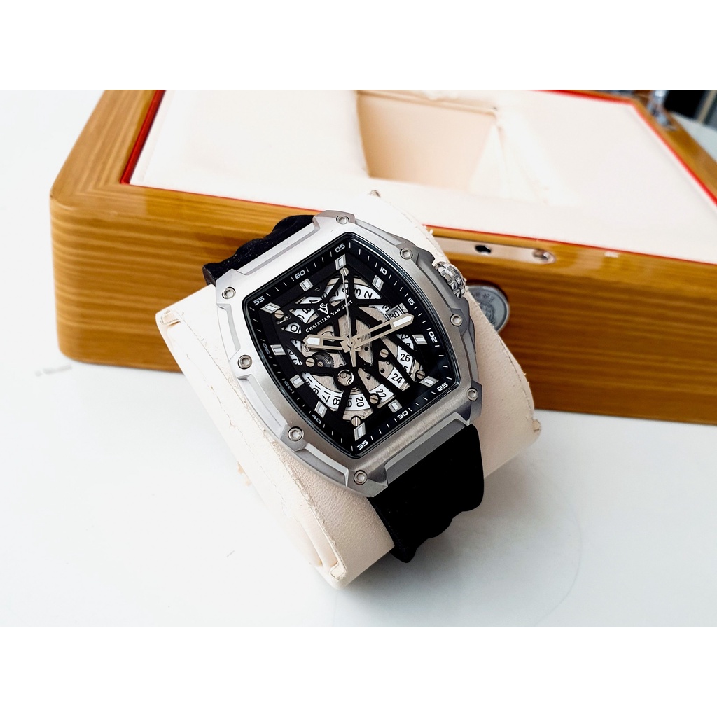 Đồng hồ nam dây cao su Christian Van Sant Odyssey CV6190