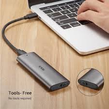SSD Box chuyển M.2 NVMe SSD PCIe sang ổ cứng di động - SSK HE-C327 chuẩn Type-C và USB 3.0 - 10Gbps M2