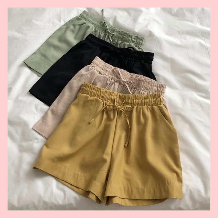 Quần đùi nữ, Quần sóoc nữ màu pastel trẻ trung duyên dáng | BigBuy360 - bigbuy360.vn