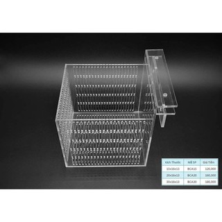 Lồng dưỡng tách cá, tép bằng nhựa arylic