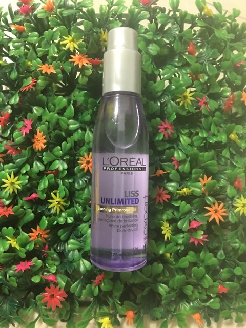 Tinh dầu dưỡng bóng chống nhiệt khi sấy tóc SerieExpert Liss Unlimited Oil L'oreal 125ml