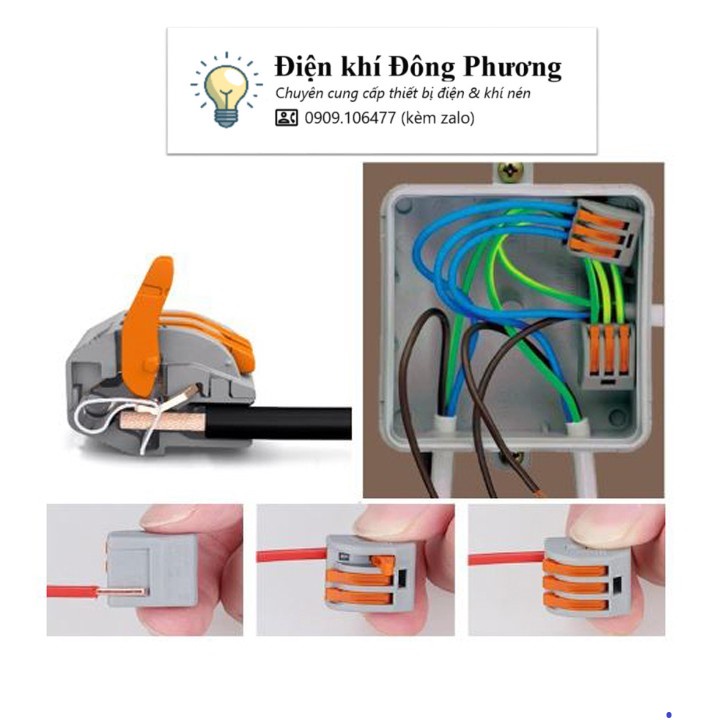 Cút nối dây điện nhanh KV774 / PCT-212~215 [đơn tối thiểu 30k]