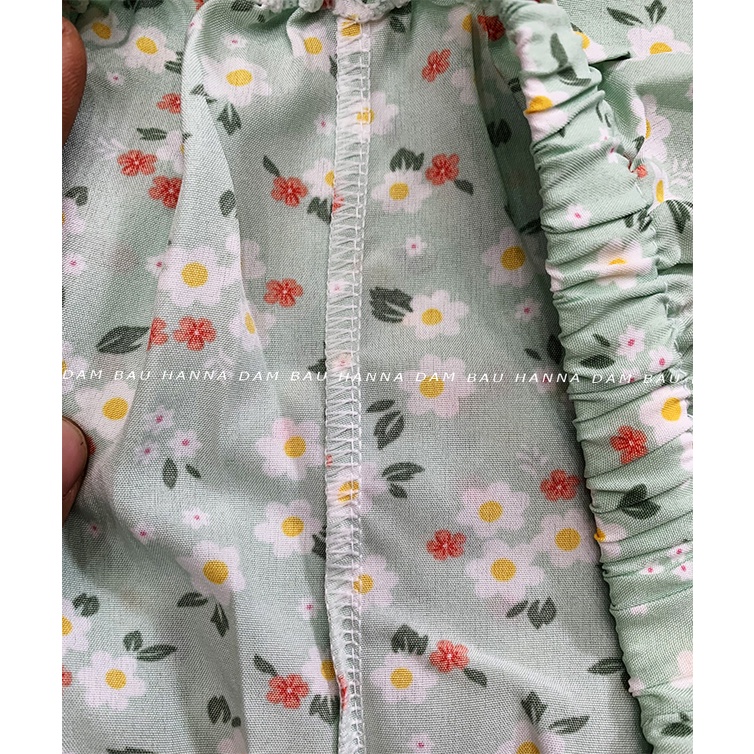 [HANNA] Đồ bầu mặc ở nhà SIZE TO TỪ 70-100kg có lưng thun điều chỉnh vải lụa mango cao cấp thoáng mát không nhăn