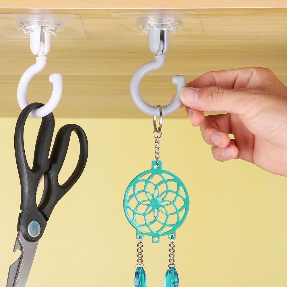 Giá Đỡ Treo Đồ Dán Tường Phòng Tắm/Nhà Bếp Có Thể Xoay 360 Độ Tiện Dụng° Xoay / Nhiều Màu