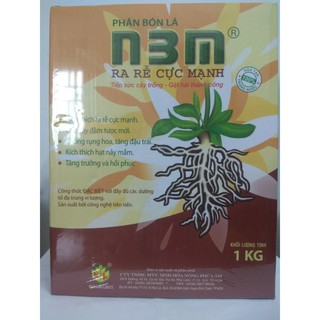 Phân bón lá npk ra rễ mạnh n3m - hộp 1 kg