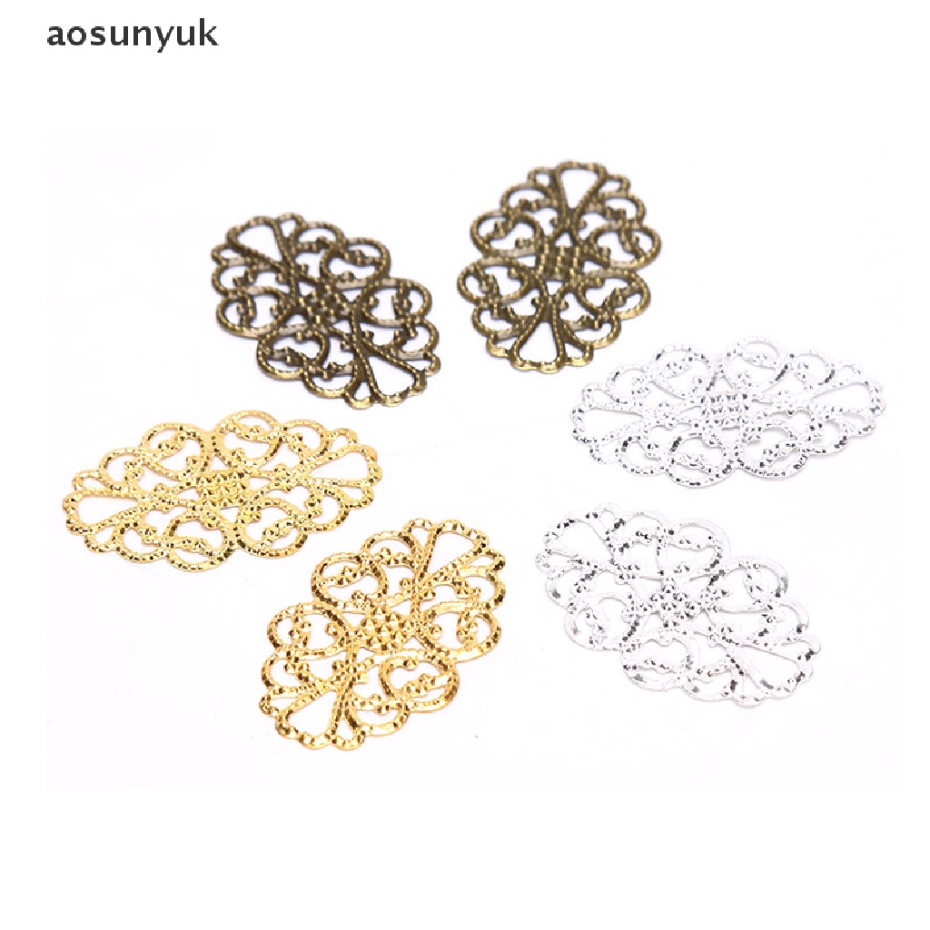 Set 20 phụ kiện nối đồ trang sức hình bông hoa xinh xắn DIY