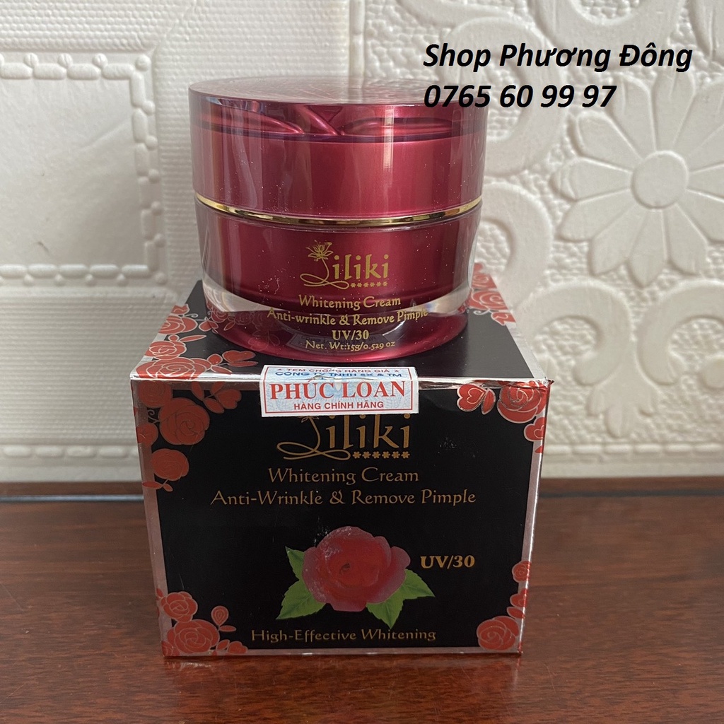 Kem LILIKI (Đen) chống lão hóa 6 Trong 1 hộp 15g