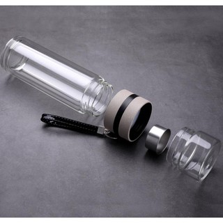 [The Royal's] Bình giữ nhiệt 2 lớp thủy tinh cao cấp Luxury Travel Bottles [NEW]