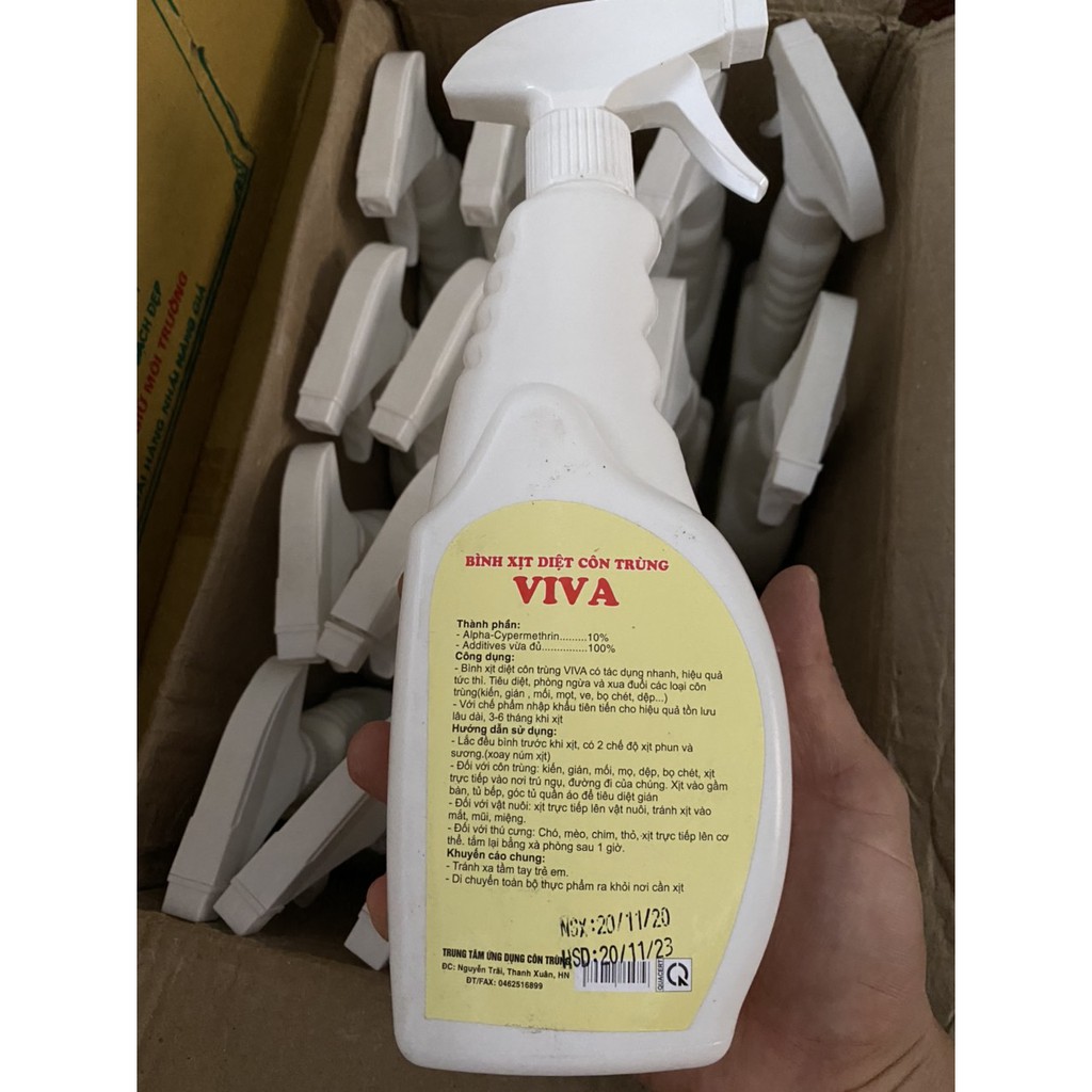 Bình xịt Ve Chó & Kiến - Gián - Mối - Bọ Chét  -Bình xịt côn trùng