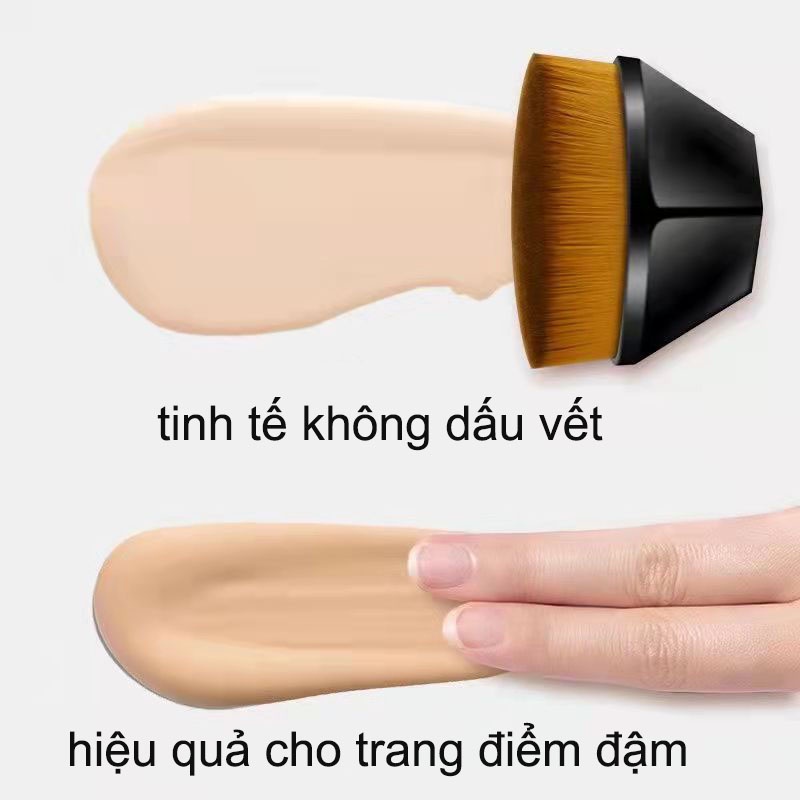 Cọ trang điểm tán kem nền dạng lỏng không để lại dấu vết, không rụng lông, tán kem đều