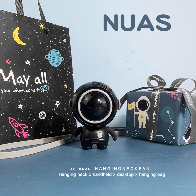 Quạt Mini đeo Cổ Phi Hành Gia - Quạt đeo Cổ Mini Chính Hãng Pin Dung Lượng Cao đeo Cổ Cầm Tay Tiện Lợi Cao Cấp Nhiều Màu