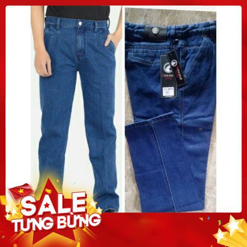 Quần bò thụng túi chéo Nam Trung Niên chất cực đẹp - Siêu HOT