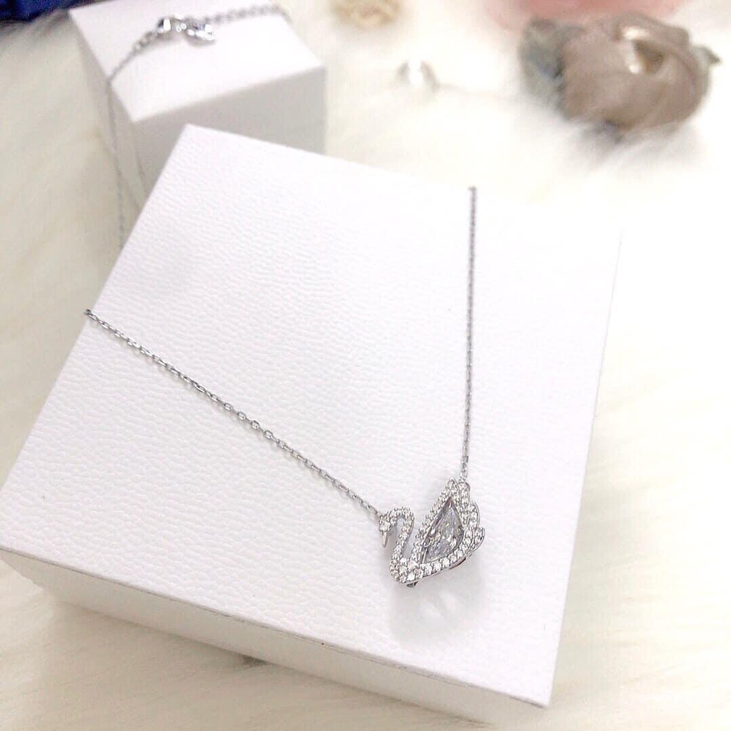 Dây chuyền thiên nga Swarovski đá nhảy - mã 5514421