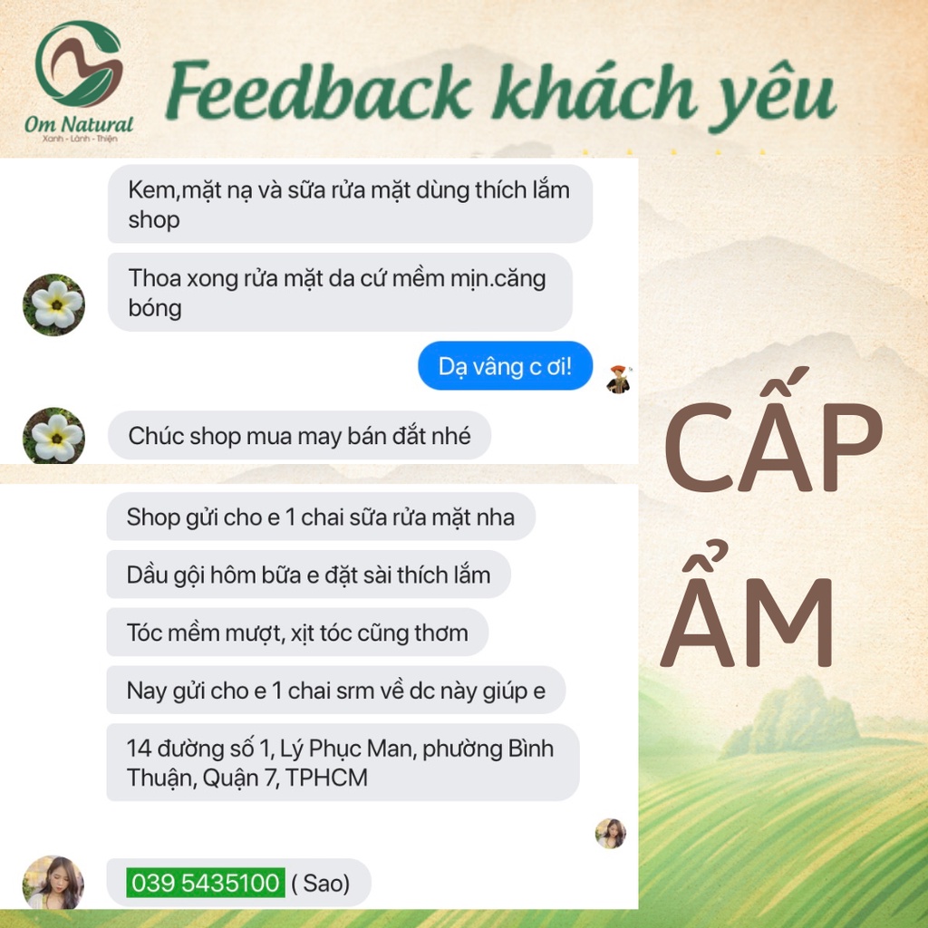 Combo 2 Sữa Rửa Mặt Tía Tô A OM Natural Làm Sạch Sâu, Dưỡng Ẩm nhẹ 120ML