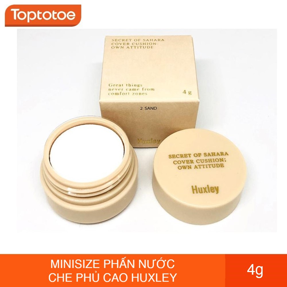 MINISIZE Phấn Nước Che Phủ Cao Huxley Cover Cushion Own Attitude SPF23 PA++