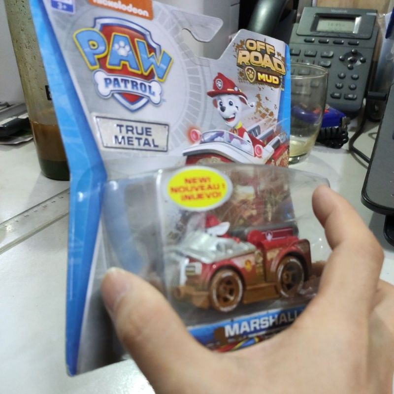 Đồ chơi mô hình Xe chó cứu hộ Paw Patrol True Metal Off Road tỷ lệ 1:55 - Marshall số 3 mẹnh danh chó cứu hỏa