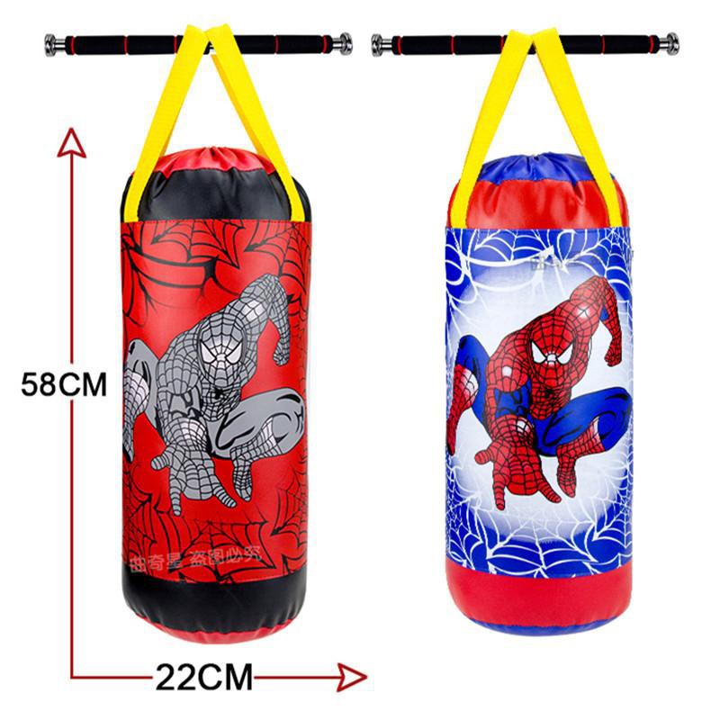 Túi Đấm Bốc Boxing dài 58cm kèm 2 Găng Tay (loại lớn) cao cấp - màu ngẫu nhiên