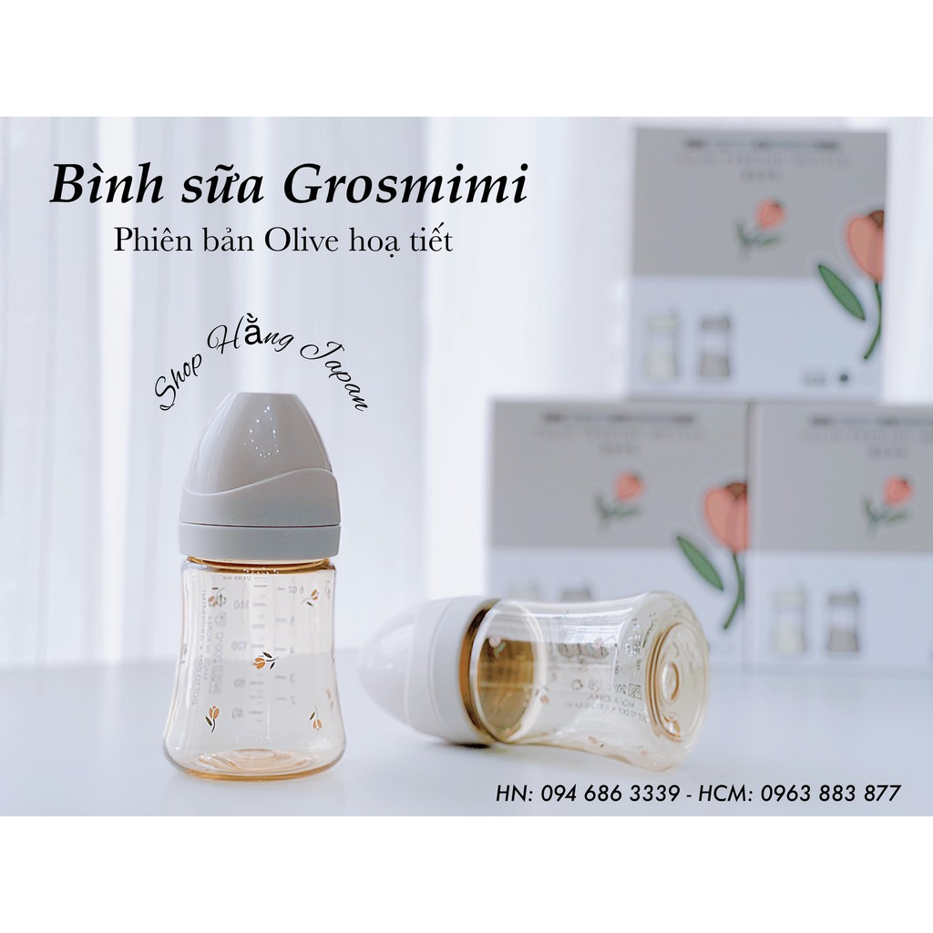 ( CHÍNH HÃNG ) Bình Sữa GROSMIMI 200ML; 300ML nội địa hàn quốc