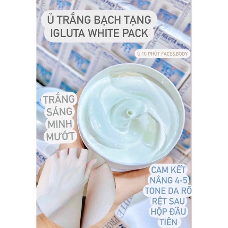 Mặt nạ ủ trắng bạch tạng igluta white pack nhật bản