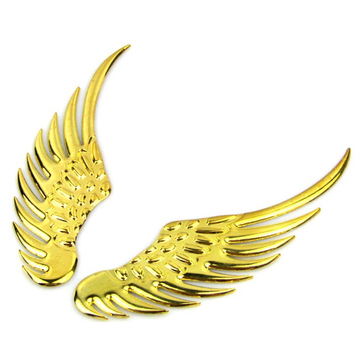 Combo 2 cánh chim thiên thần, logo đại bàng trang trí ô tô