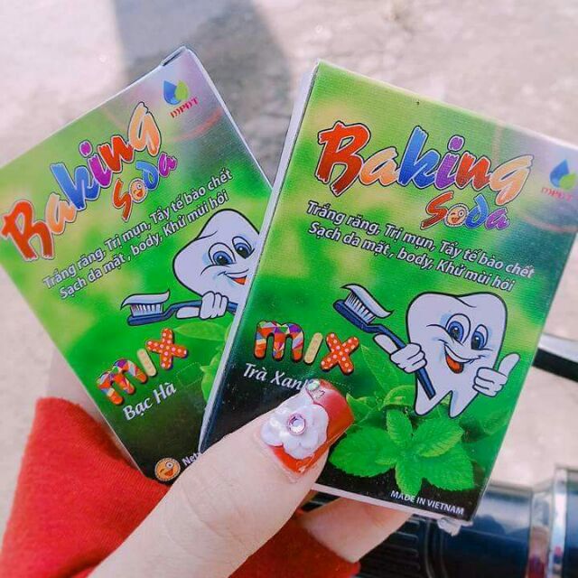 5 hộp Baking Soda trắng răng thơm miệng