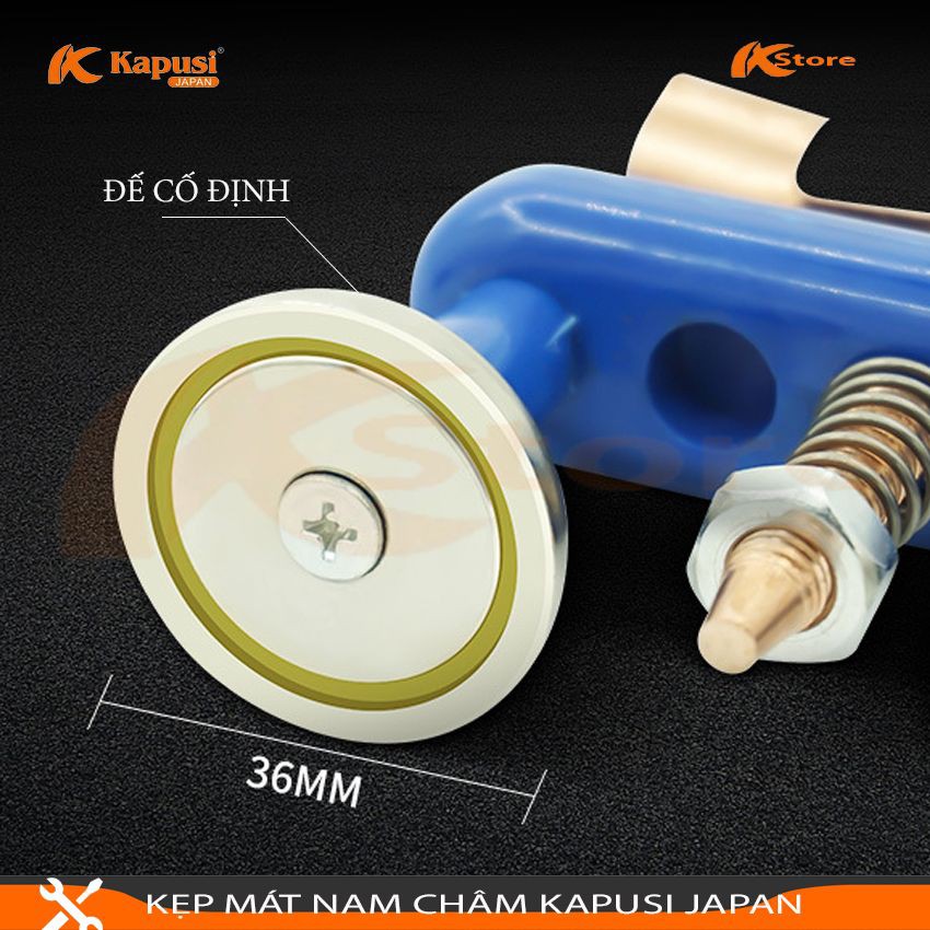 KẸP MÁT NAM CHÂM ĐƠN KAPUSI - KẸP MÁT NAM CHÂM NHẬT BẢN CÔNG SUẤT 500A cao cấp