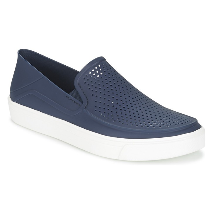 Giày nhựa đi mưa chống hôi chân -Croslite-Citilane-Roka-Slip-on cho nam màu Xanh Đen