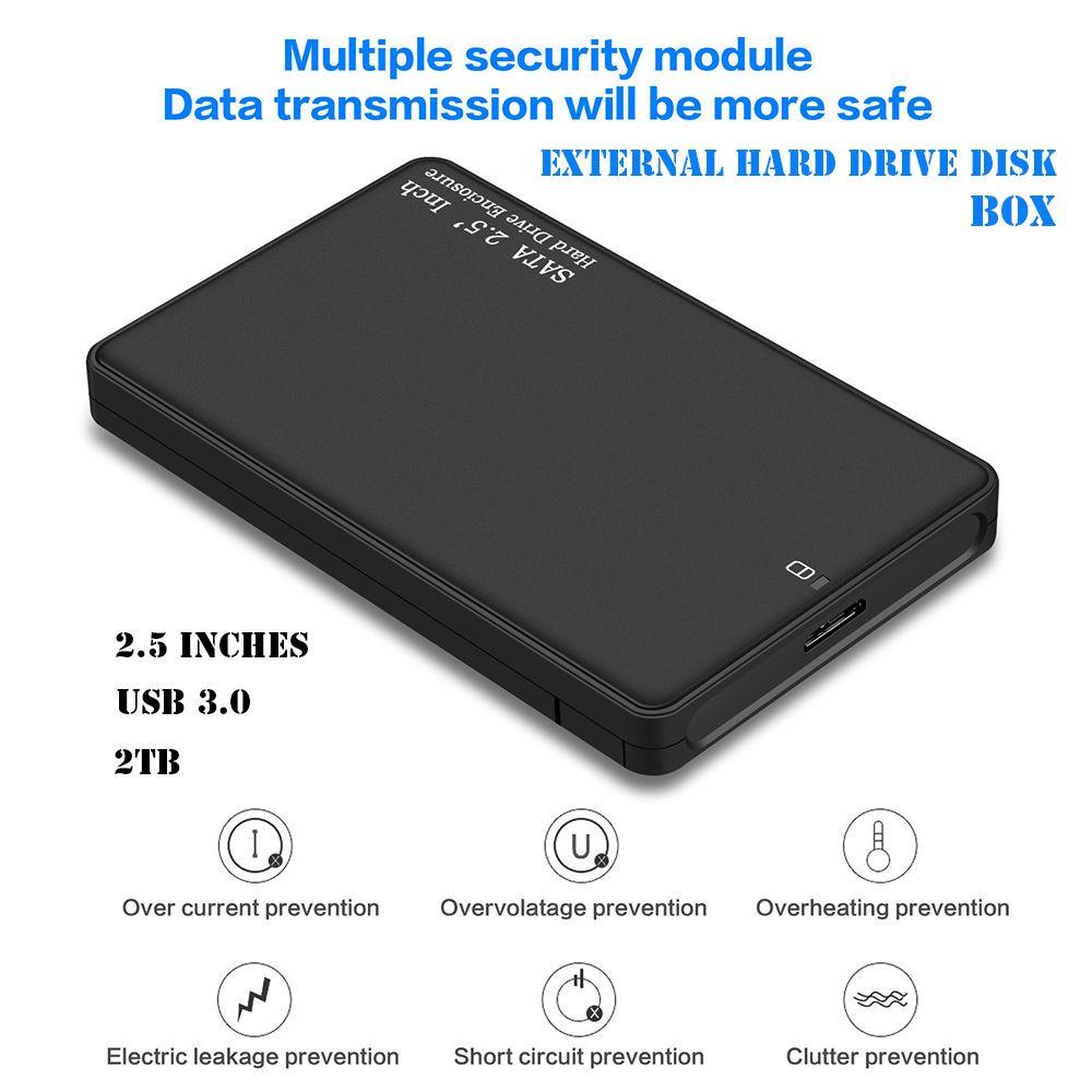 MYRON New HDD Enclosure Computer Peripherals External Case Hard Disk Drive 2TB Portable 2.5 Inch USB 3.0 SATA SSD Cover Box Storage Devices | BigBuy360 - bigbuy360.vn