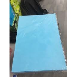 Bìa Màu A3 (giấy bìa màu A3) xanh dương