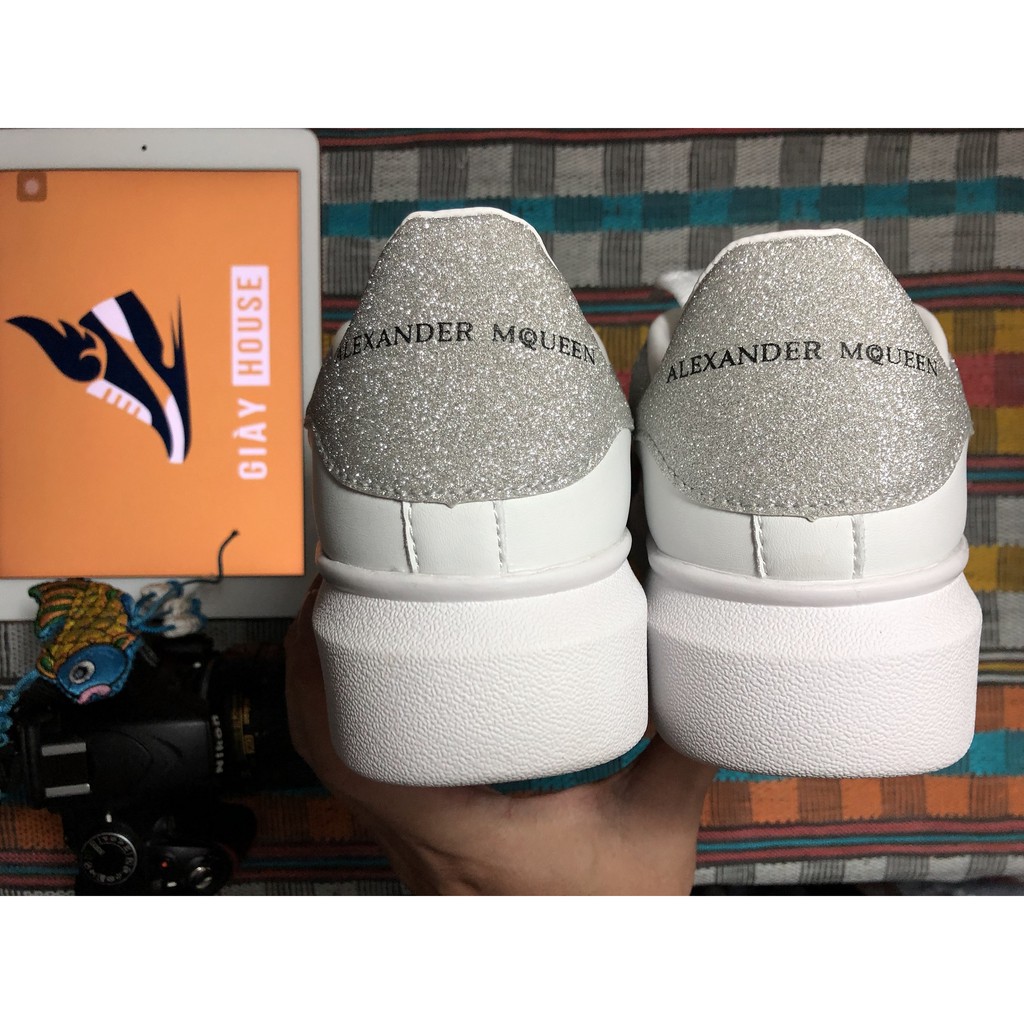 Giày MC QUEEN Nữ Xám Siêu Lấp Lánh