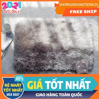 Thảm chùi chân lông loang,mặt sau chống trượt màu 04