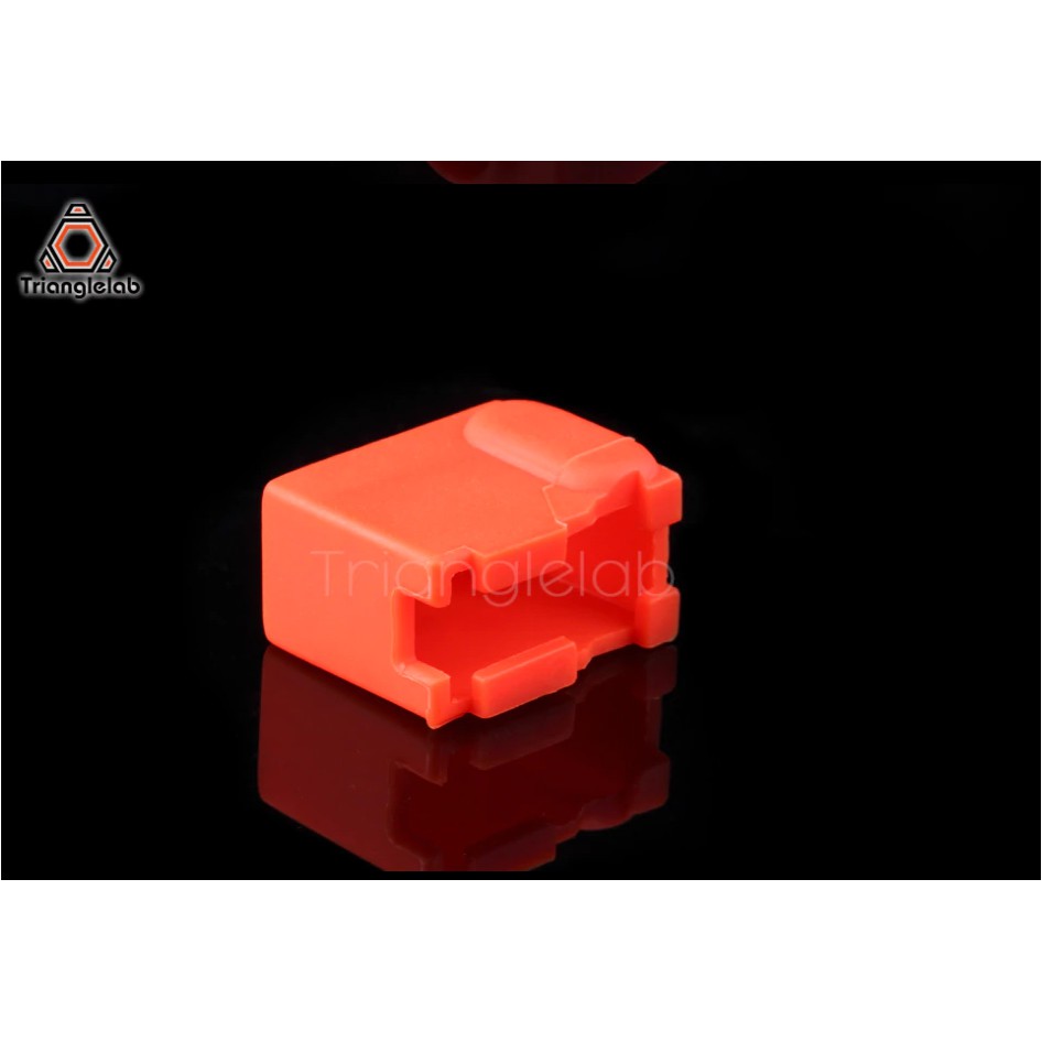 Áo Silicon Volcano Trianglelab bọc đầu gia nhiệt - Màu cam/ xanh