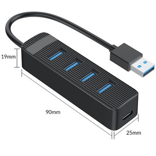 Hub USB 4 Cổng 3.0 ORICO TWU3-4A Splitter Bộ Mở Rộng PC Đa USB Tốc Độ Cao