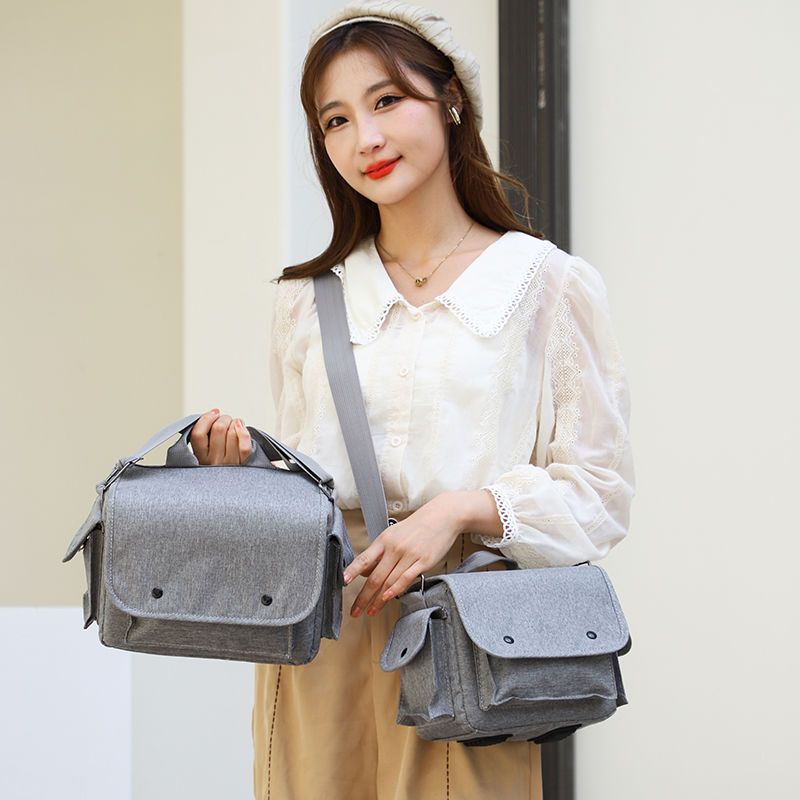 Túi Canvas Đựng Máy Ảnh SLR Phong Cách Retro