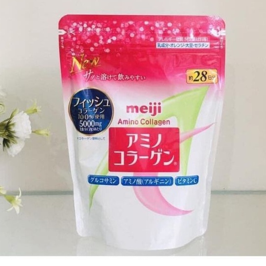 bột amino Collagen Meiji nhật bản