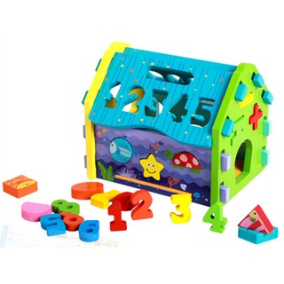 Nhà lắp ráp thả hình thả số Vivitoys 314