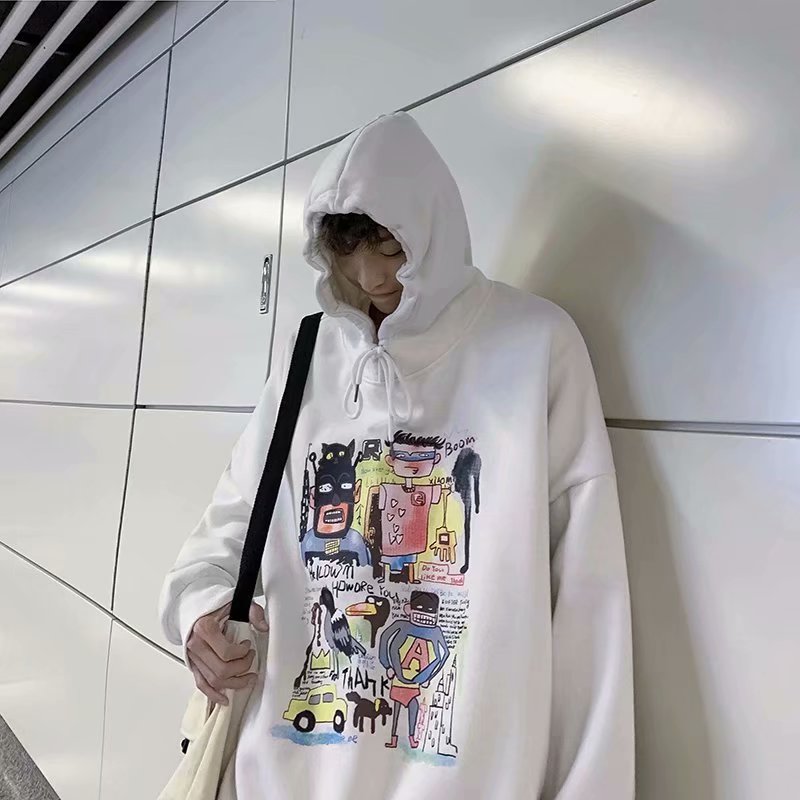 Áo Hoodie Với 3 Màu Hợp Thời Trang Dành Cho Nam M-5Xl