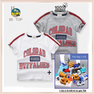 [1-8 tuổi/ xả kho hàng cao cấp]Áo phông cho bé trai/Áo thun cộc tay cho bé trai cotton 100% mặc thoáng mát. thấm mồ hôi