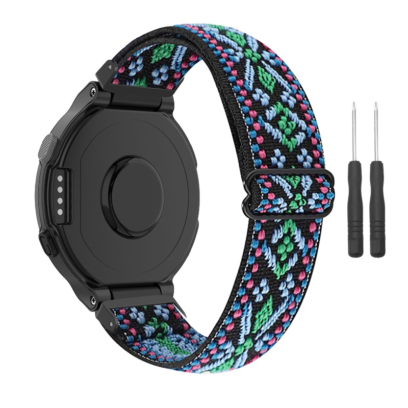 Dây Đeo Nylon Co Giãn Chống Nước Cho Đồng Hồ Thông Minh Garmin Forerunner 735xt