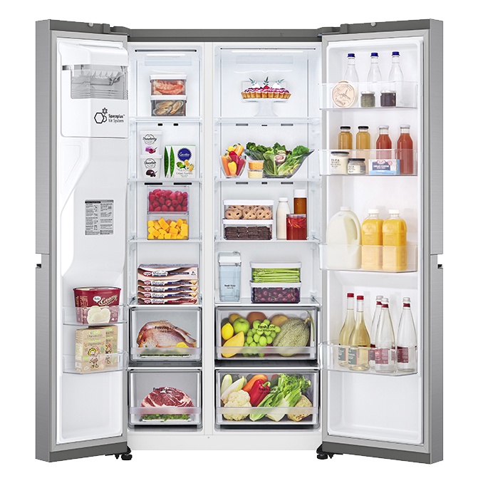 GR-D257JS --- MIỄN PHÍ CÔNG LẮP ĐẶT -- Tủ lạnh LG Inverter 635 Lít GR-D257JS Mới 2022